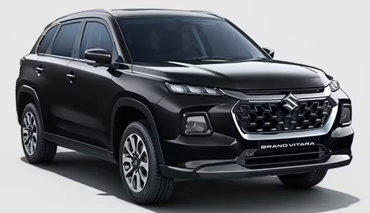 Maruti Suzuki Grand Vitara premium luxury SUV available for self drive rental from Bagdogra Airport and Siliguri